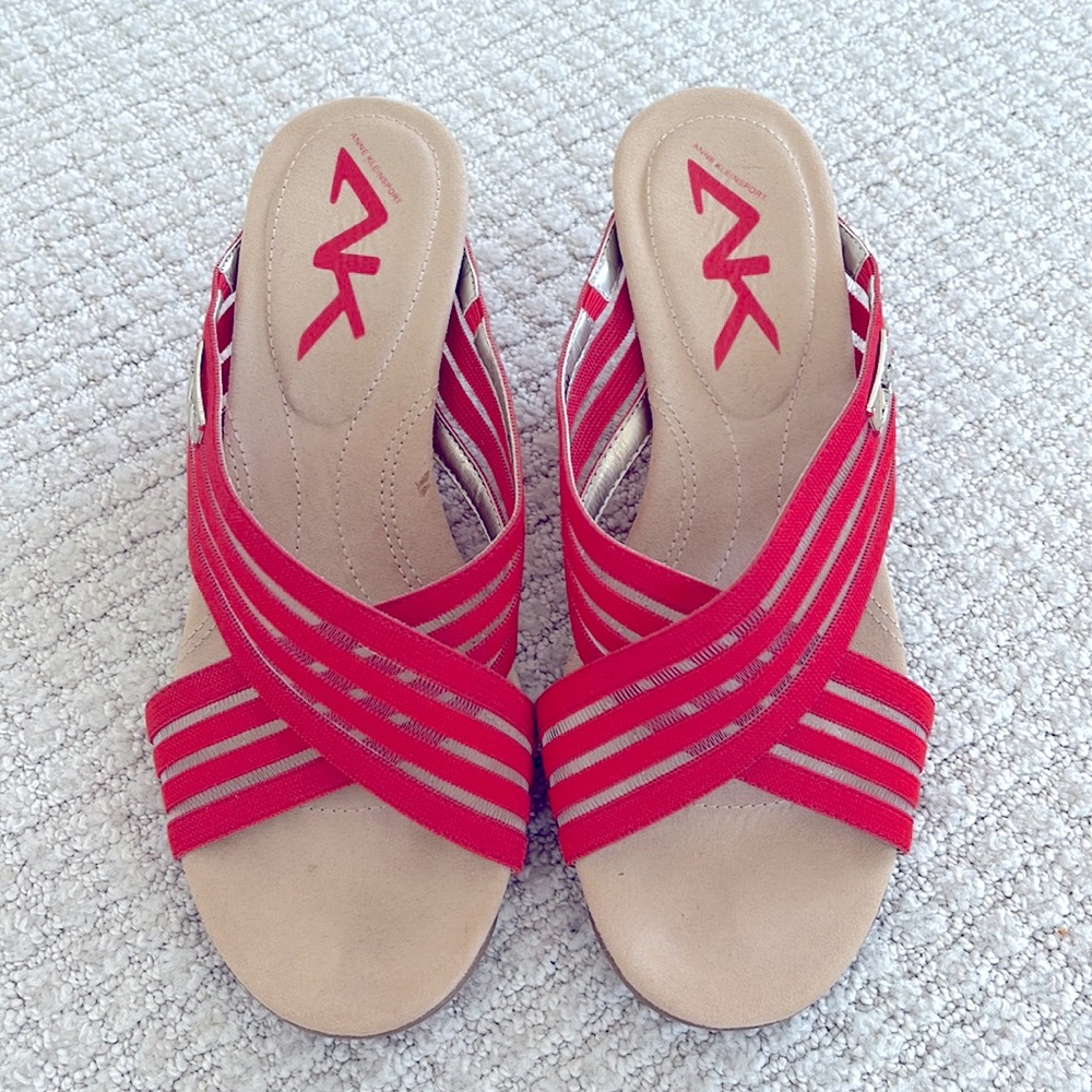 Anne Klein Sport wedge sandals. Worn once